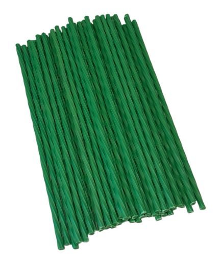 Palitos Plásticos Color Verde Pastelería